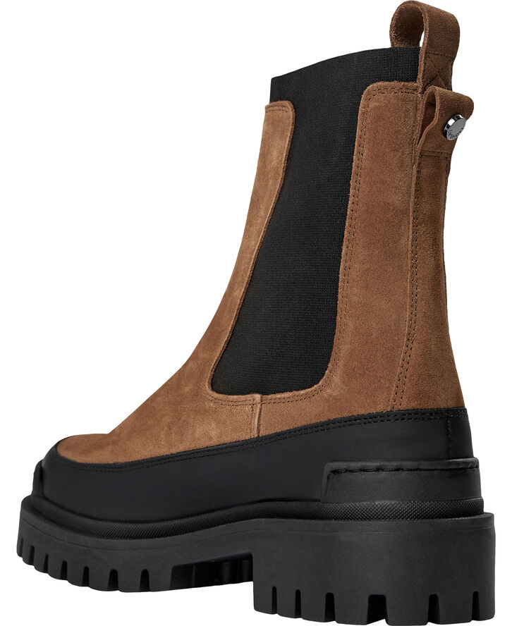 Cashott CASANNA Chelsea Boot Suede Toffee