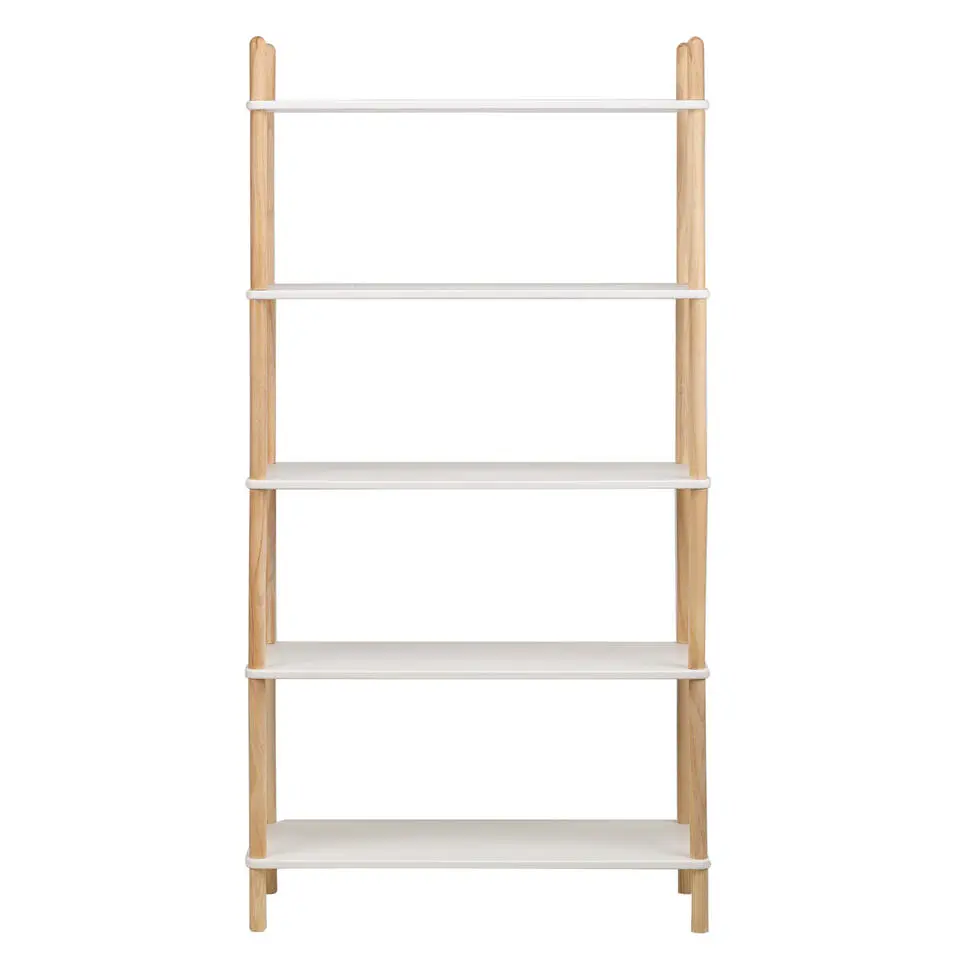 Etagère in Scandinavische stijl van massief wit grenen