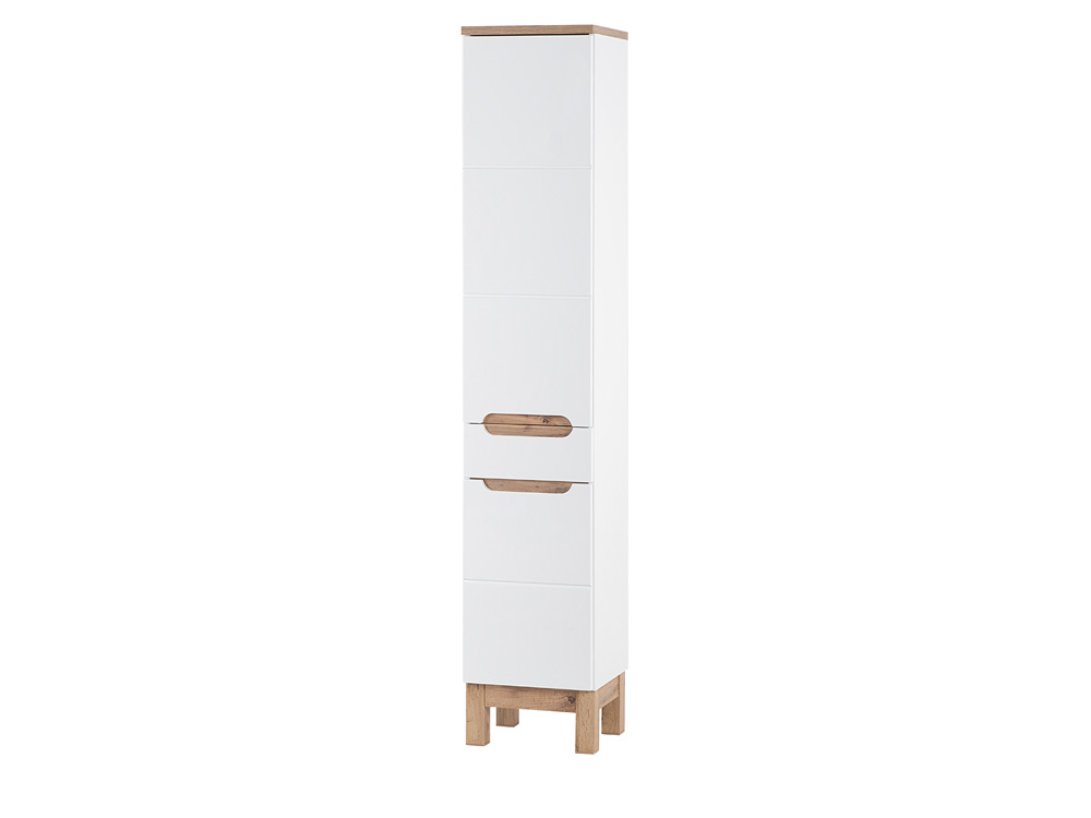 Comad Bali White 800 FSC kolomkast 187x35cm eiken/wit
