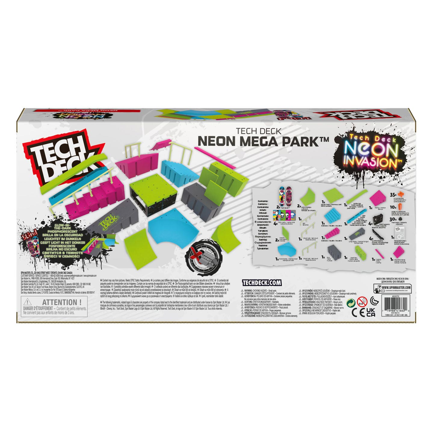 Tech Deck - Neon Mega Ramp Schansset