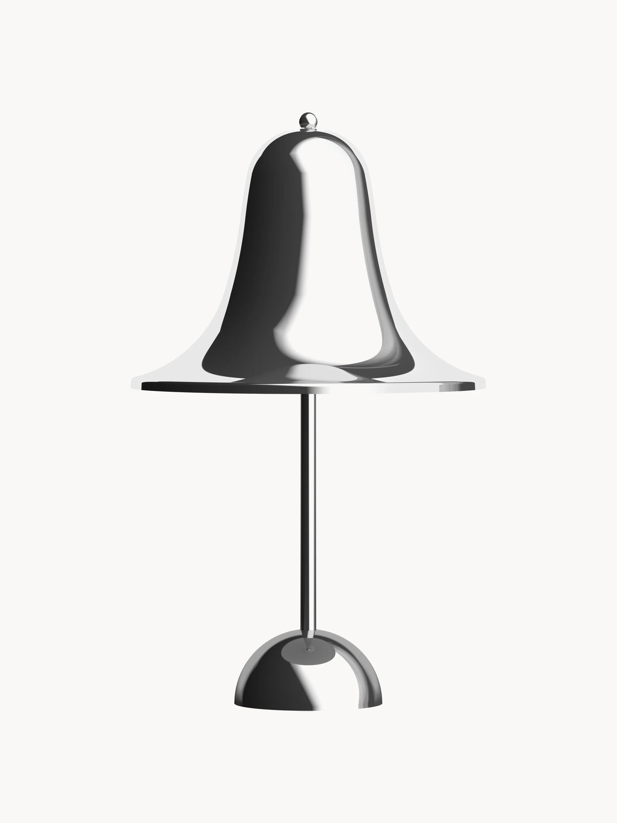 Kleine draagbare dimbare LED-tafellamp Pantop, Design Verner Panton