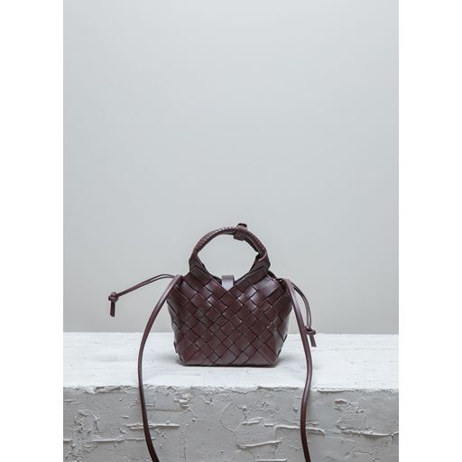 Cala Jade Misu Mini Crossbody Taske, Dark Maroon