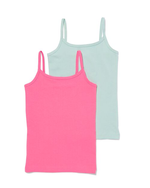 2 débardeurs enfant coton/stretch multi