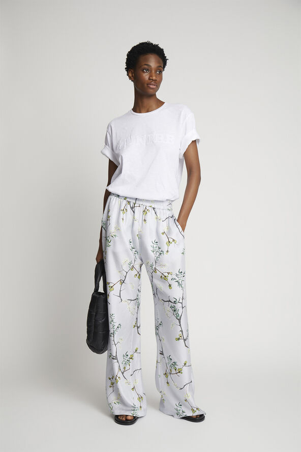MUNTHE ARUM Silk Pants Dust green