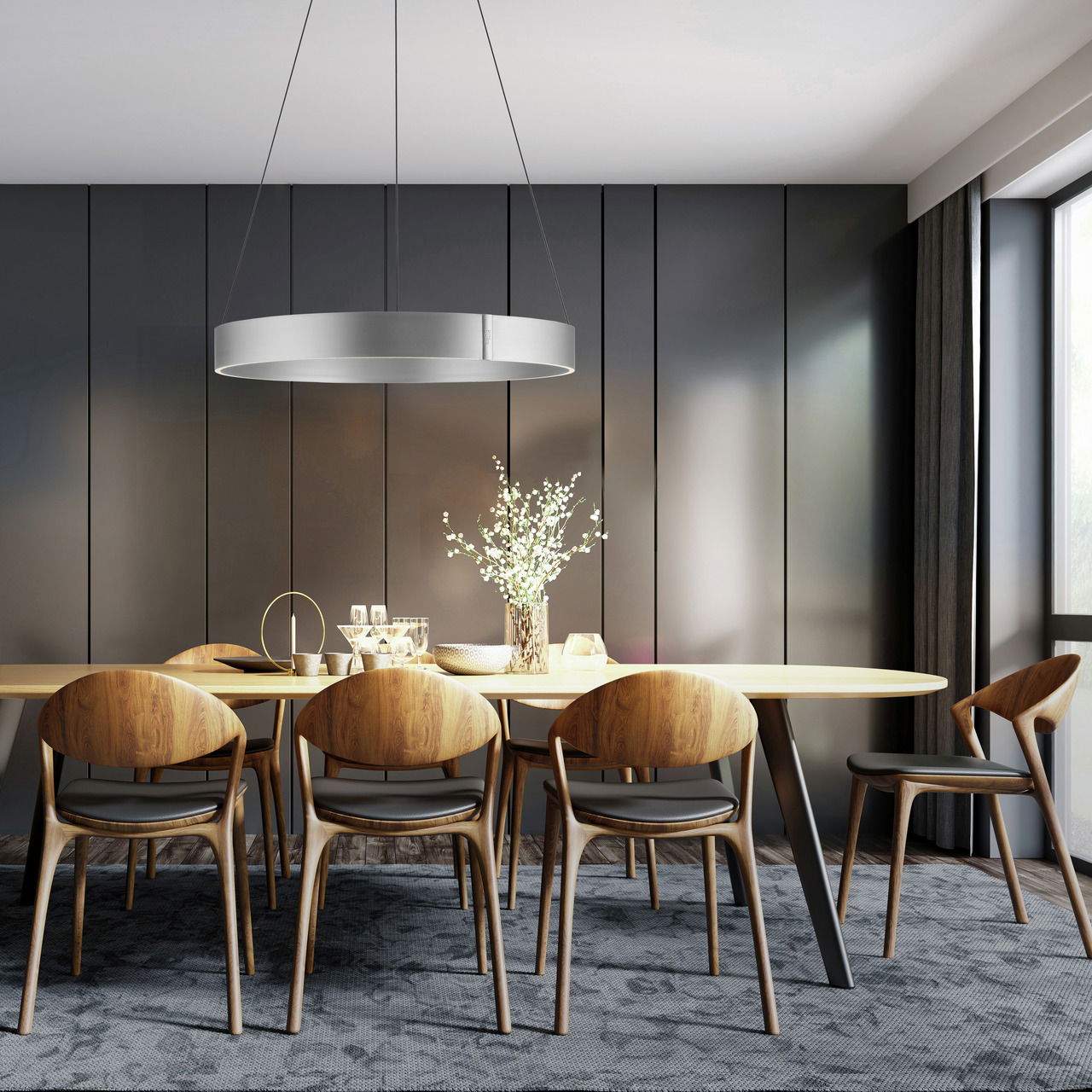 Paul Neuhaus Pendelleuchte PURE E-CLIPSE PURE-E-CLIPSE