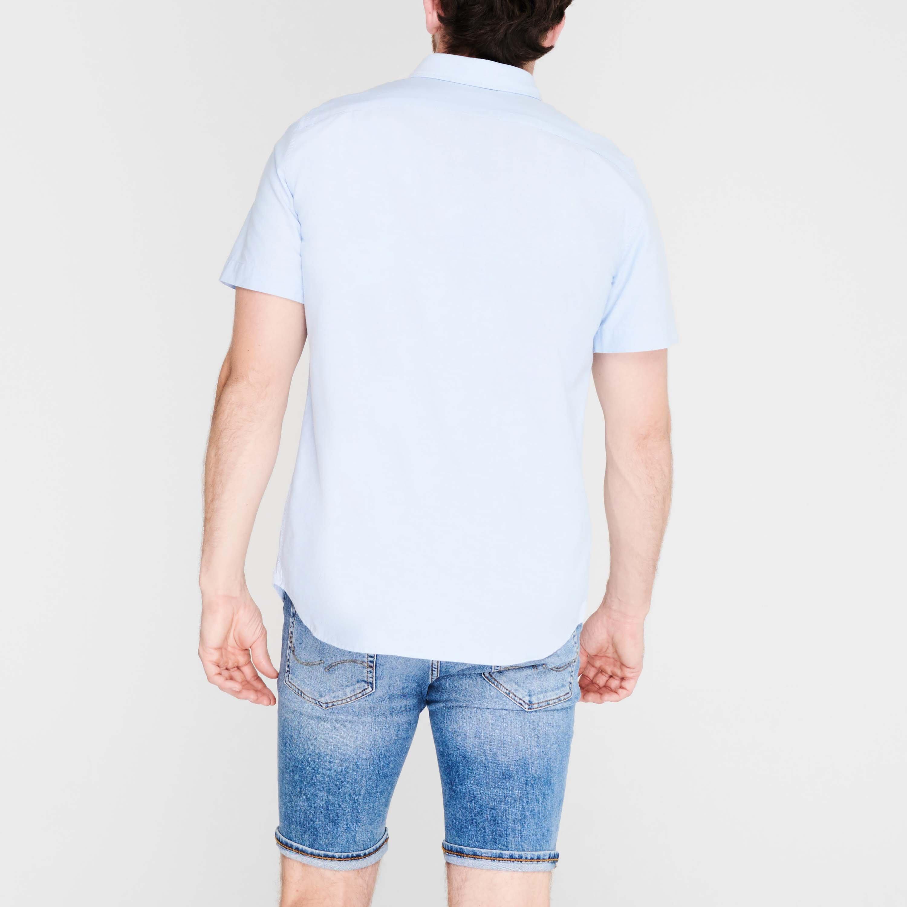 Lacoste Short Sleeve Oxford Shirt Mens
