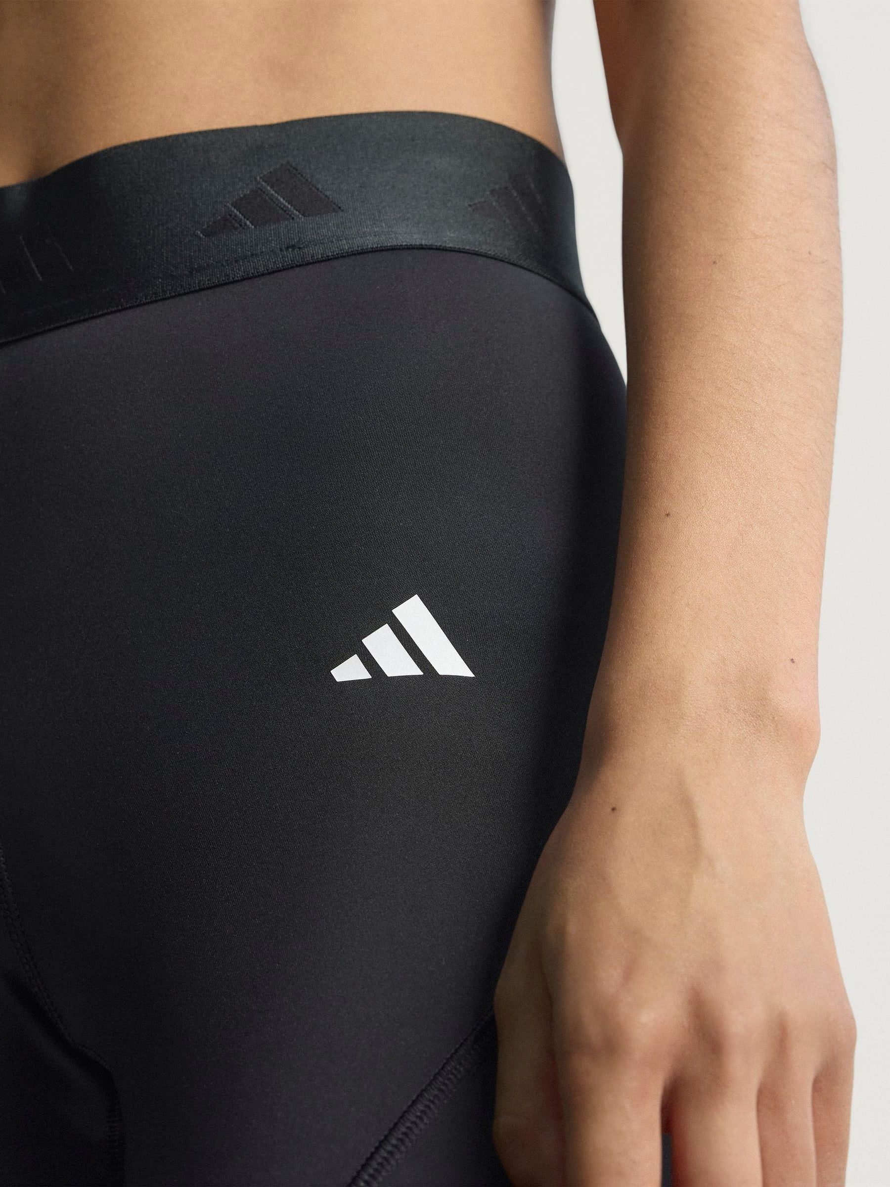 Zwart - adidas Hyperglam lange legging
