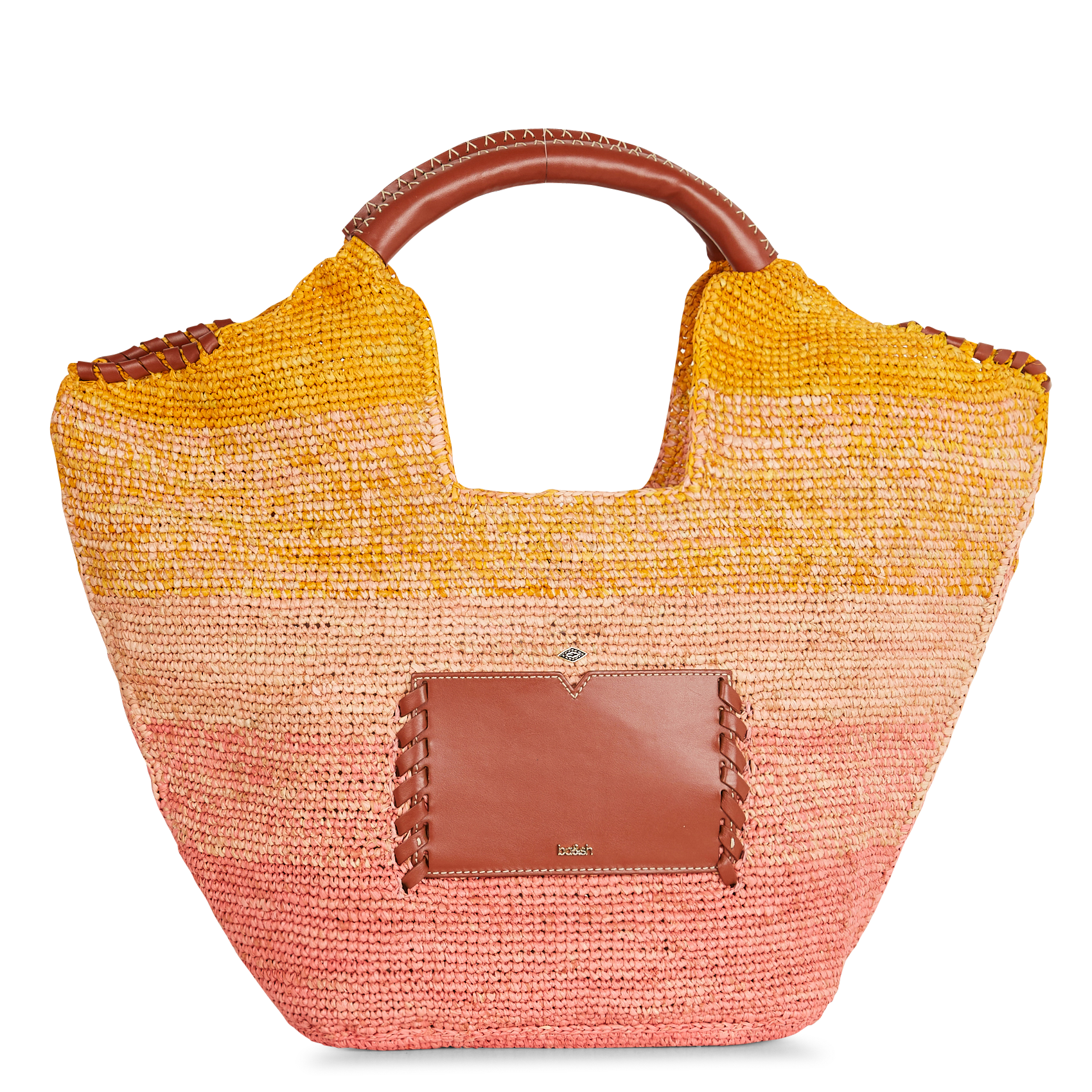 ARA - Sac cabas en raphia | Rose