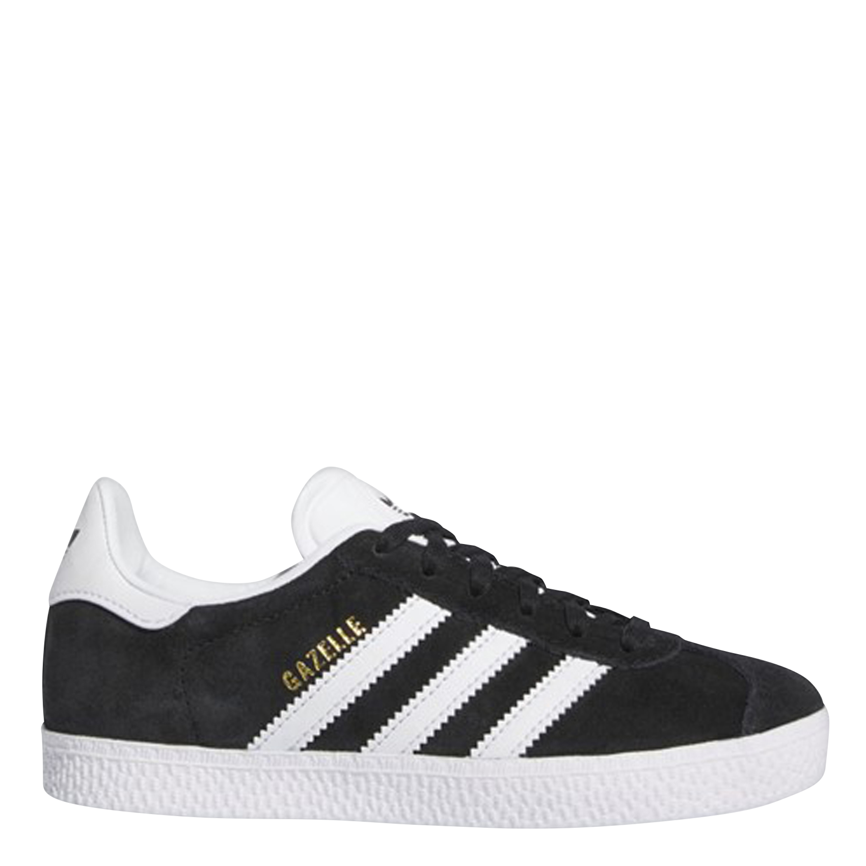 GAZELLE C - Baskets basses en cuir velours| Noir
