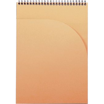 Bloc de bureau Notepad Rhodiactive noir 21 x 29,7 cm reliure intégrale avec pochette - 5 x 5 - 80 feuilles microperforées