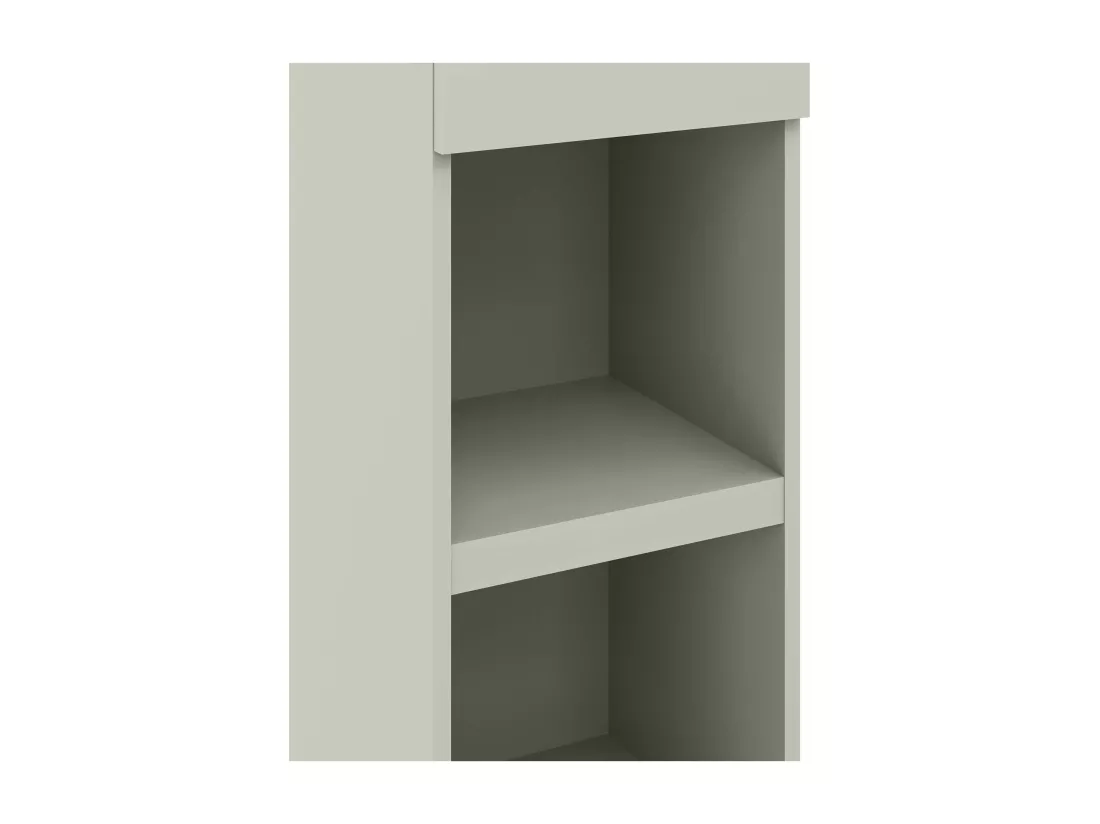 Colonne de salle de bain SPA 1 porte 1 tiroir 180x35x35 cm blanc T-BATH