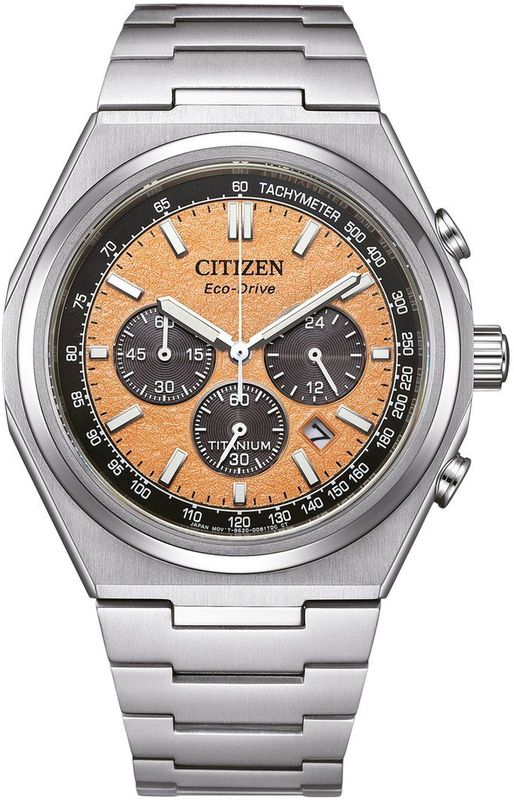Citizen - CA4610-85Z - Herenhorloge - Zilverkleurig - Titanium - 10 Bar