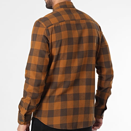 Chemise Manches Longues A Carreaux 20716269 Camel