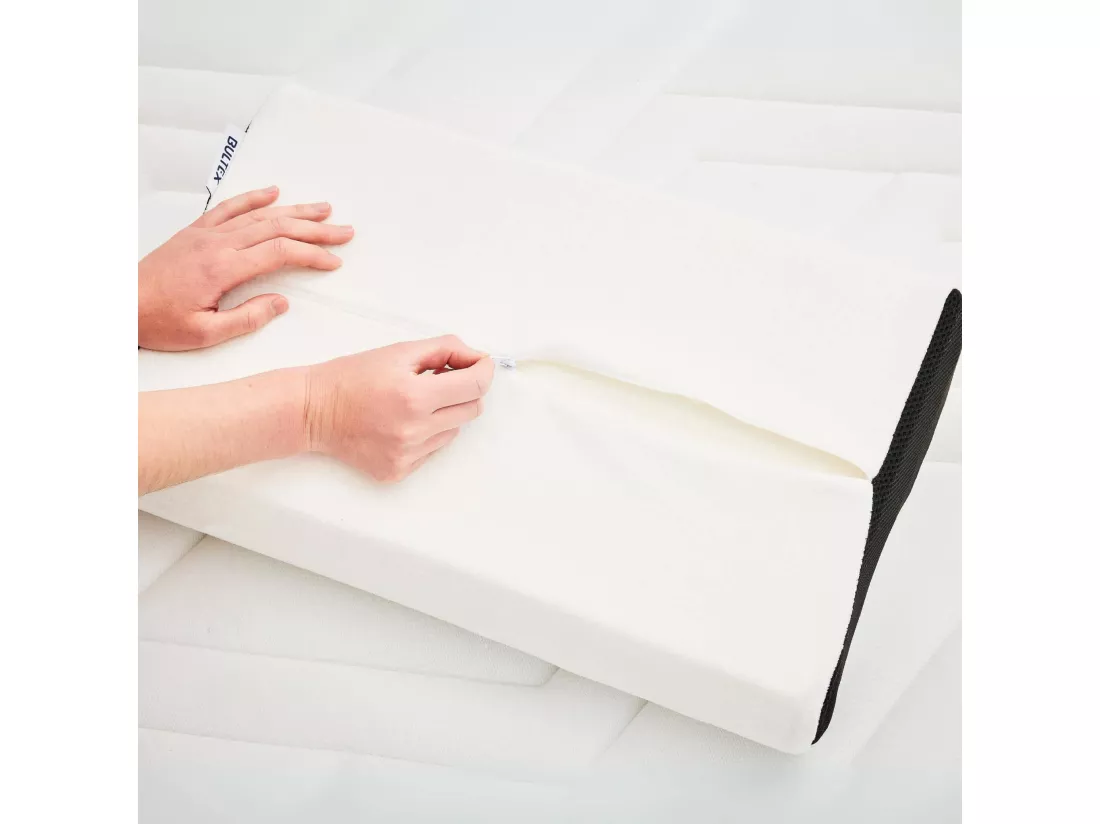 Oreiller ergonomique Bultex à mémoire de forme 33x52