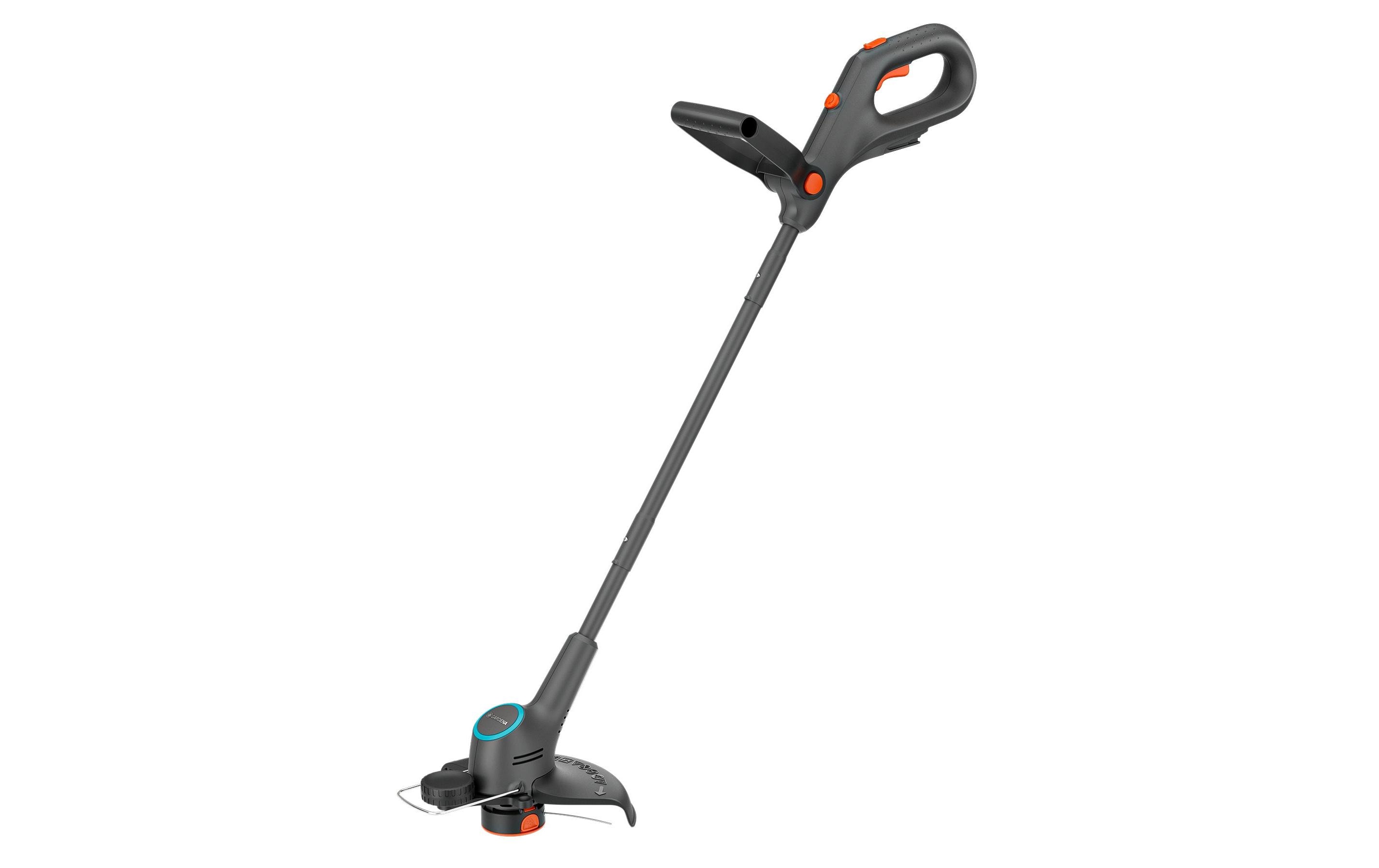 Akku-Rasentrimmer EasyTrim soloAkku-Trimmer mit dem Kantenrad