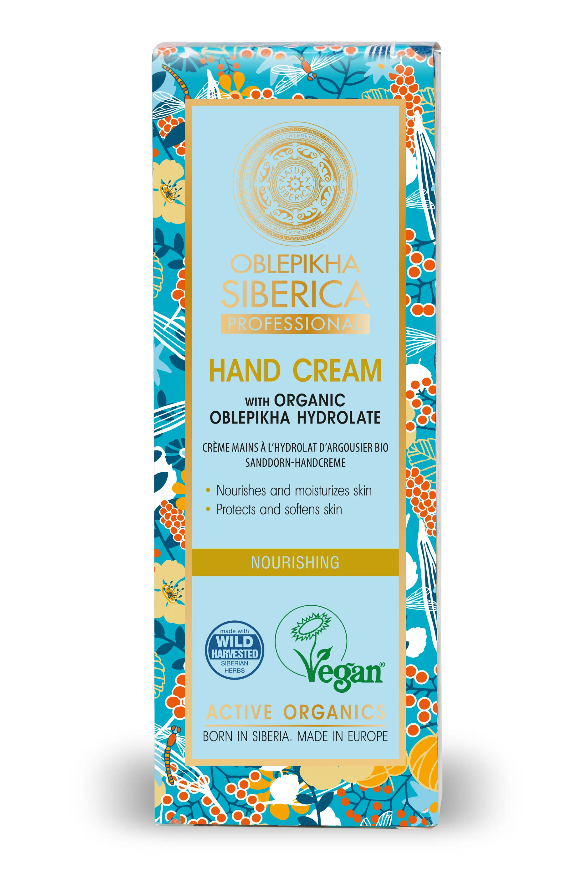 Natura Siberica Crème pour les mains à L’Argousier-75 ml