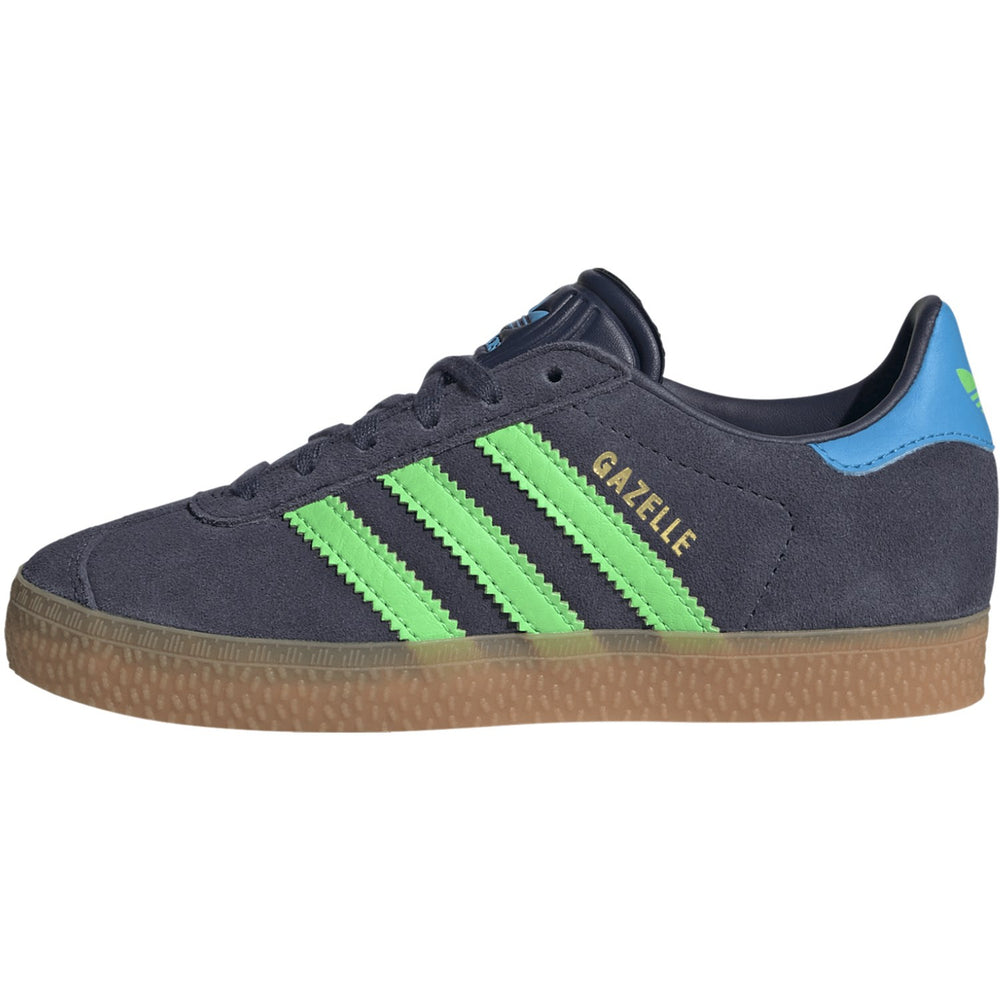 Køb adidas Originals Shadow Navy/Screaming Green/Lucid Aquamarine Gazelle C Sneakers
