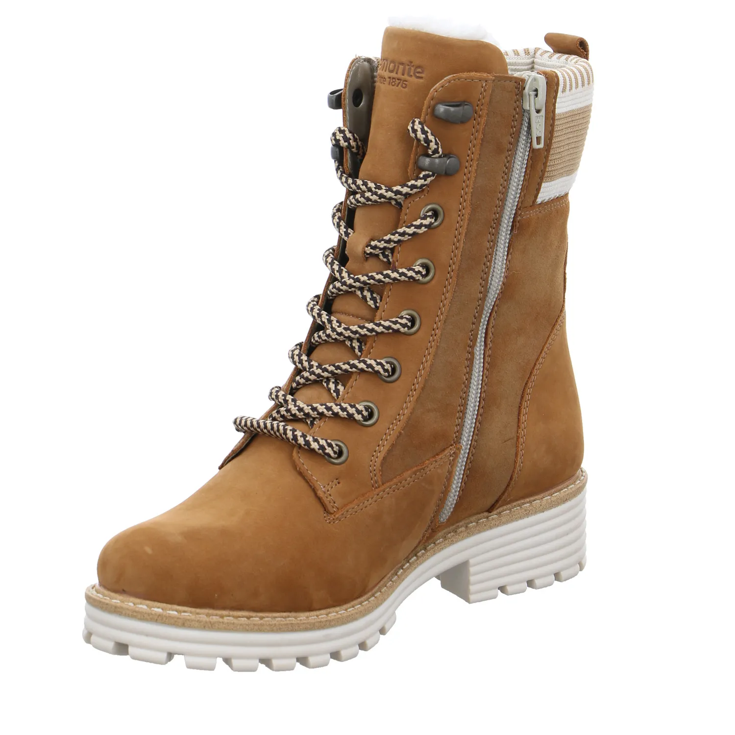 REMONTE Boot Cognac Leder  mit TEX Membrane