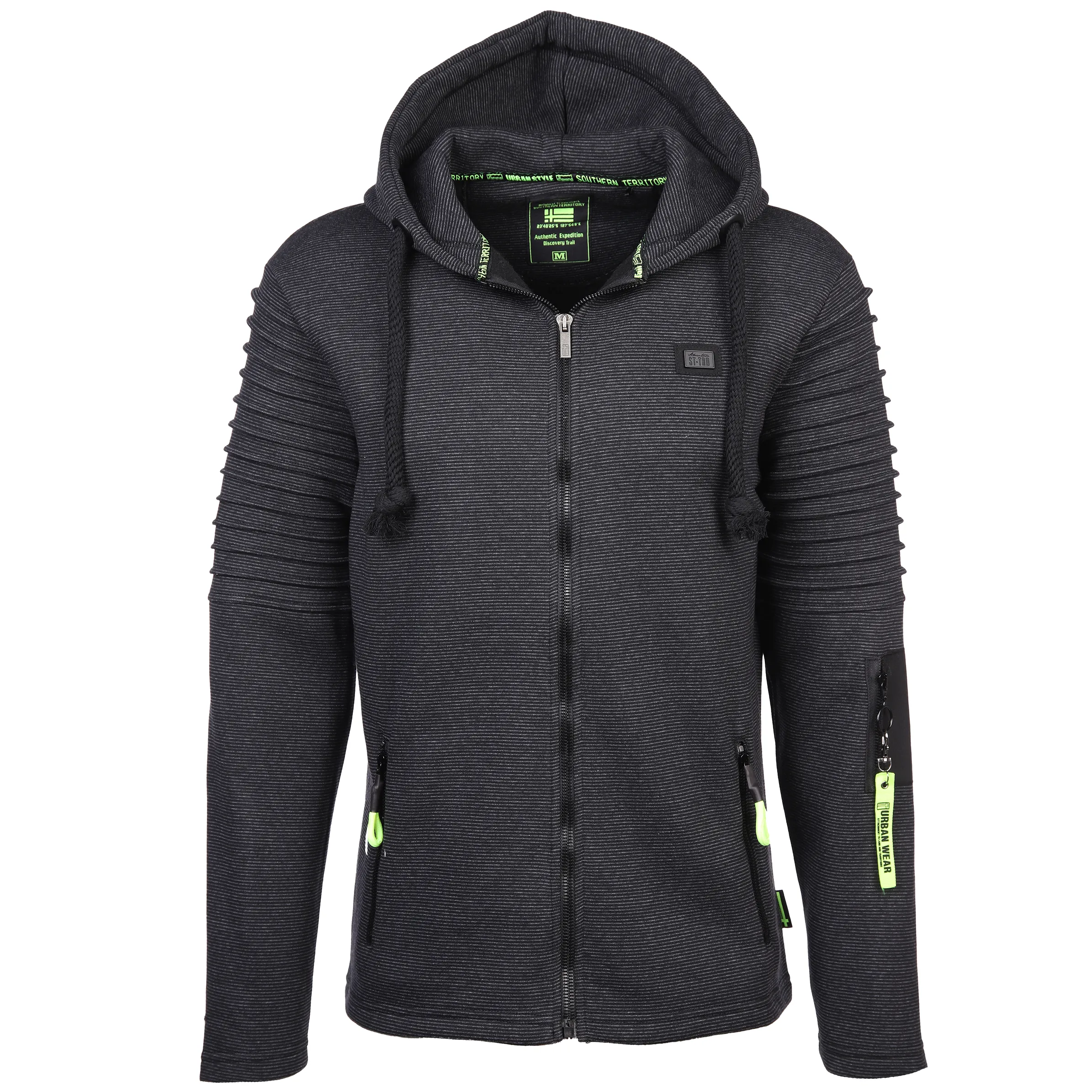 Herren Sweatjacke mit vielen Details