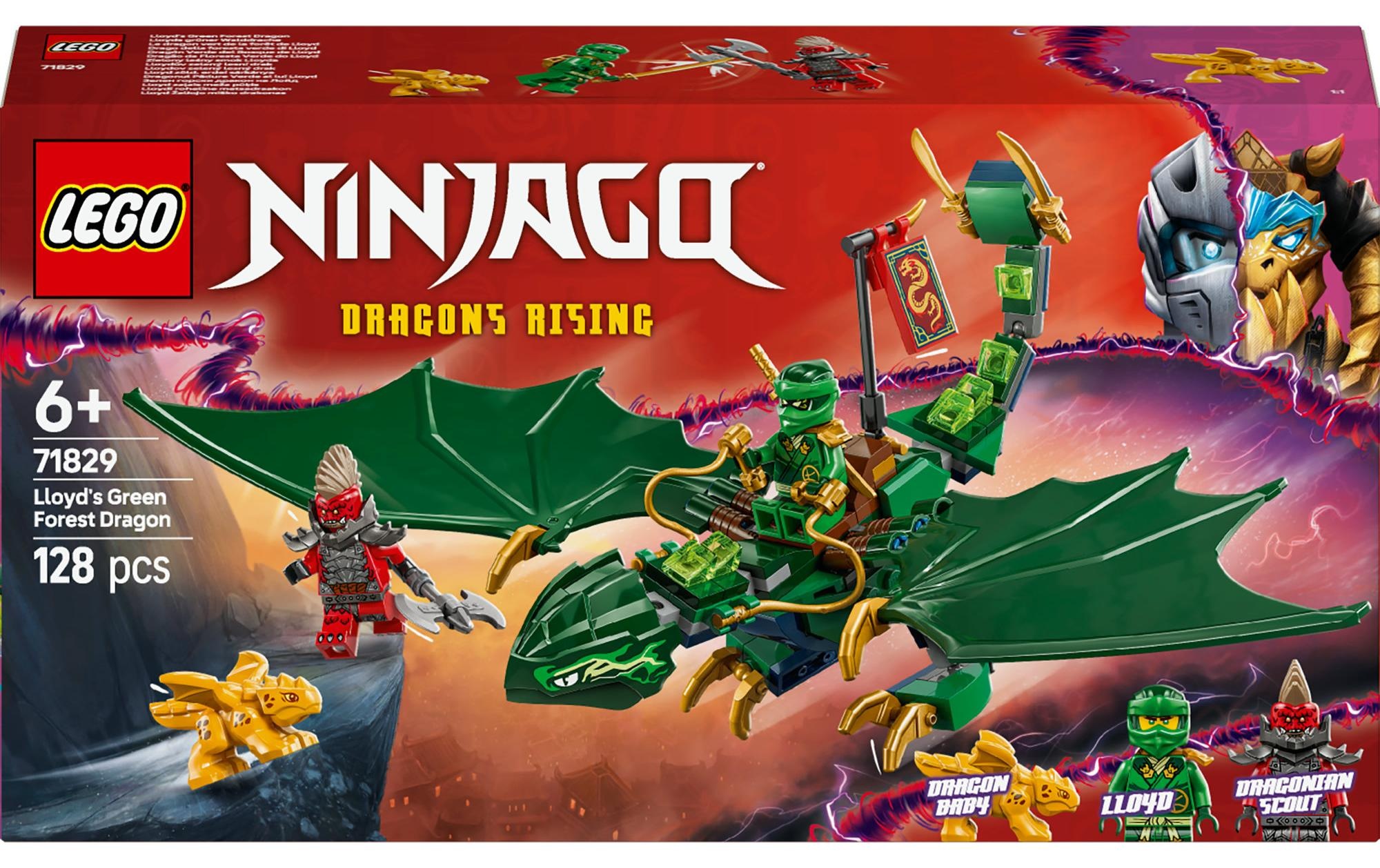 LEGO® Spielbausteine »Ninjago Lloyds grüner Walddrache 71829«