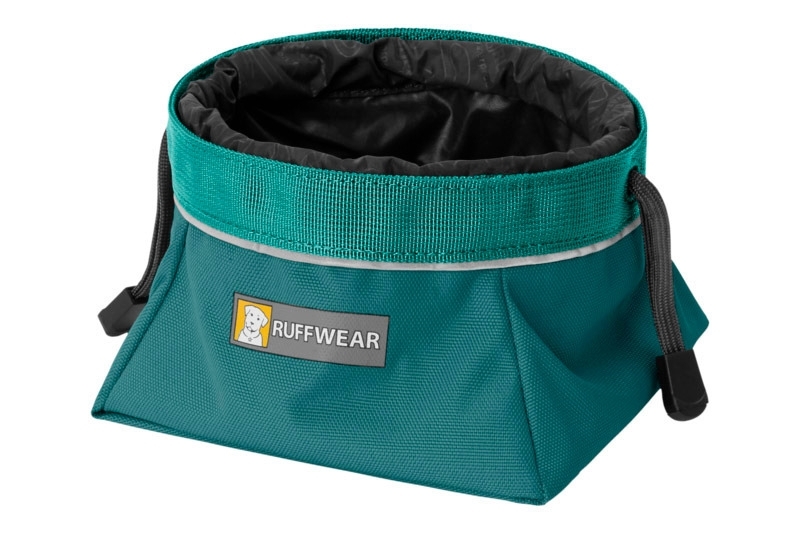 Ruffwear Quencher Cinch Top Hundenapf für unterwegs  L tumalo teal