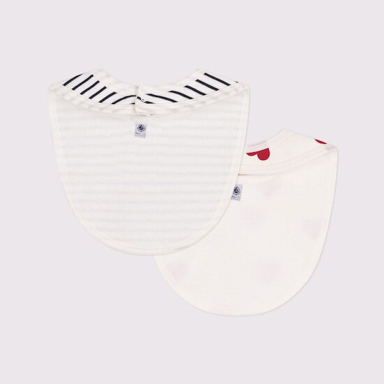 Lot bavoirs en coton   de               Petit Bateau