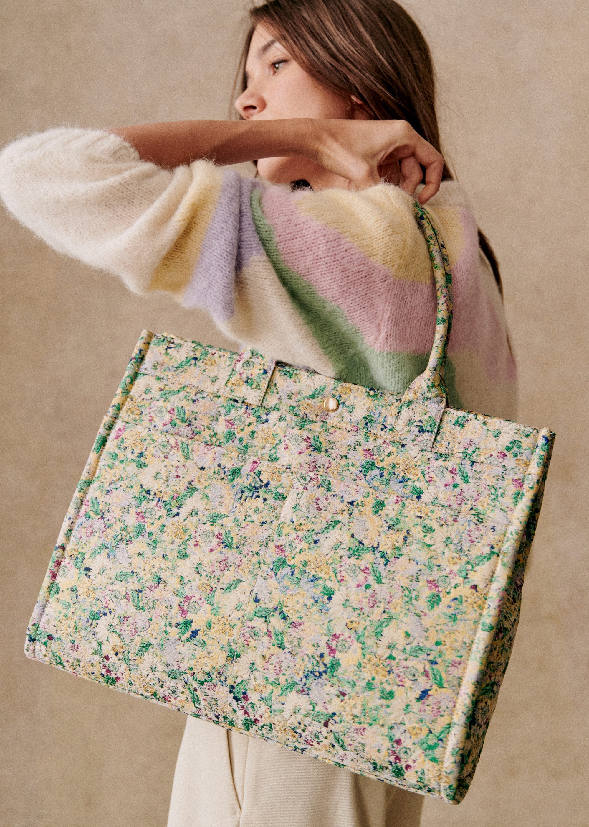 Le Sept - Vert fleuri - SACS/NEW SACS Nos Sacs Iconiques 5906375