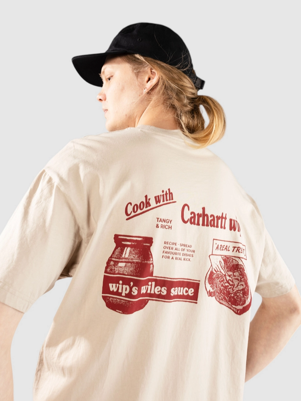 Carhartt WIP Catalogue T-Shirt fleur de sel/desire