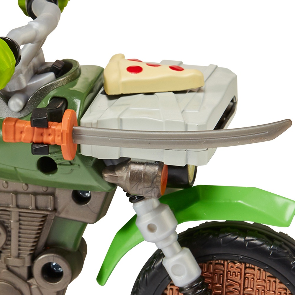 Teenage Mutant Ninja Turtles Mutant Mayhem - Ninja Kick Cycle mit Leonardo