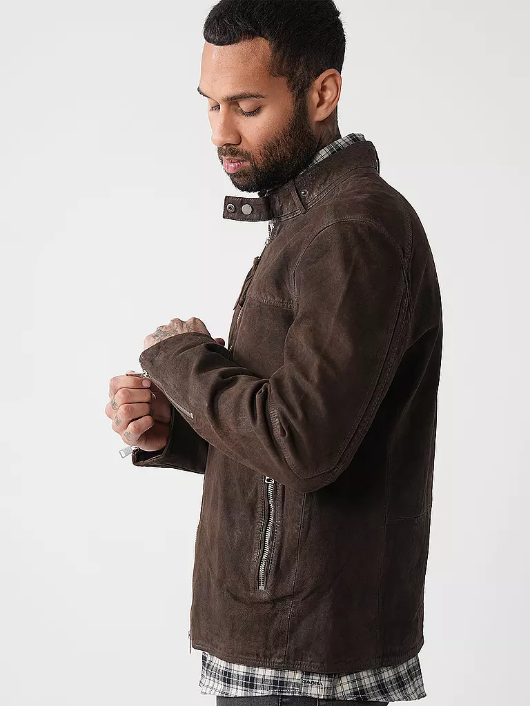 ALLSAINTS Lederjacke CORA  braun