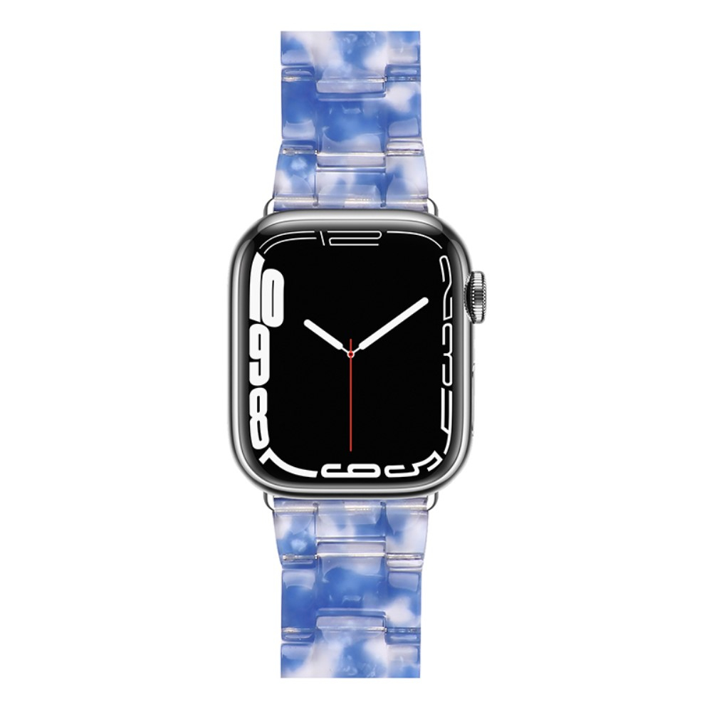Apple Watch (42/41/40/38 mm) Resin Armband mit Faltschliesse - Dunkelblau