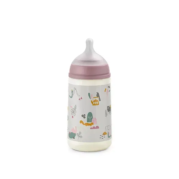 Bico para mamadeira Suavinex Sxpro M Walk In The Park Rosa 270ml