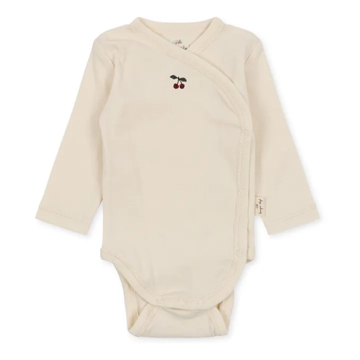 Konges Sløjd Ensemble Naissance en Coton Bio Cerise x Smallable | Ecru