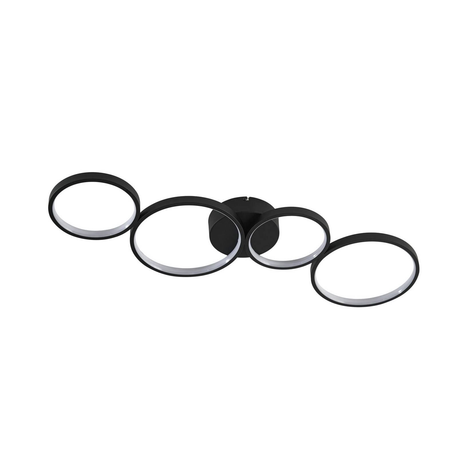 Lindby Evengeline LED Deckenleuchte Black