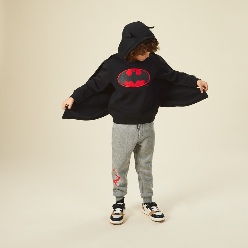 Ensemble jogging ludique avec cape Batman Warner pour garçon