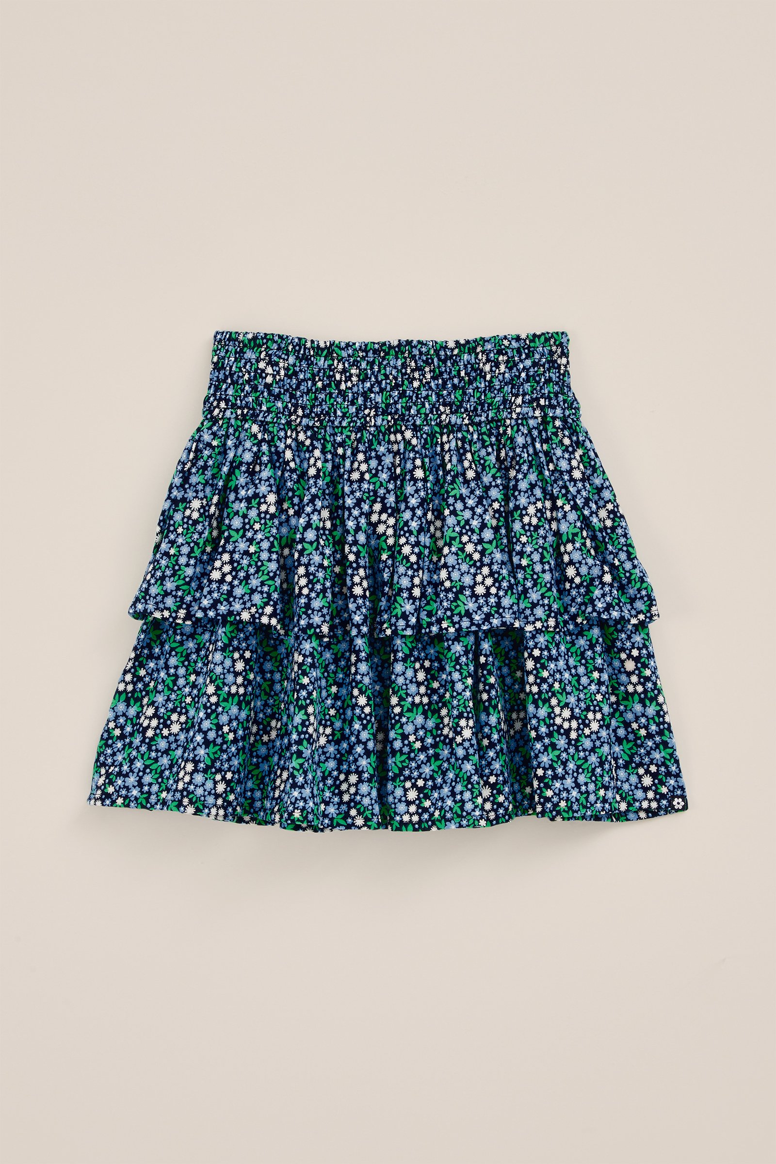 Meisjes rok met dessin WE Fashion Donkerblauw
