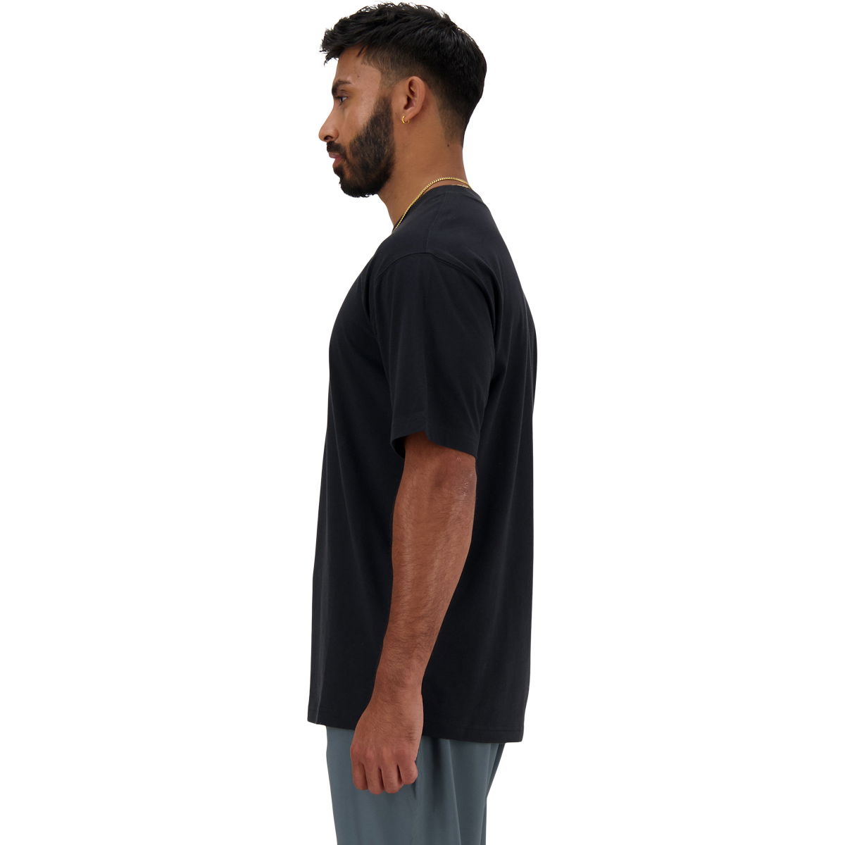New Balance Linear Logo Relaxe T-shirt Herre