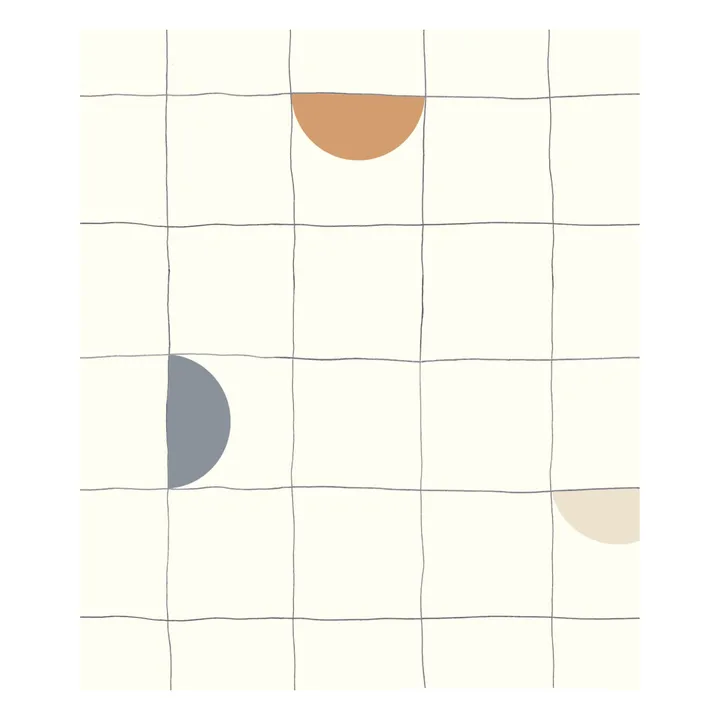 Season Paper Papier peint Lune | Jaune moutarde