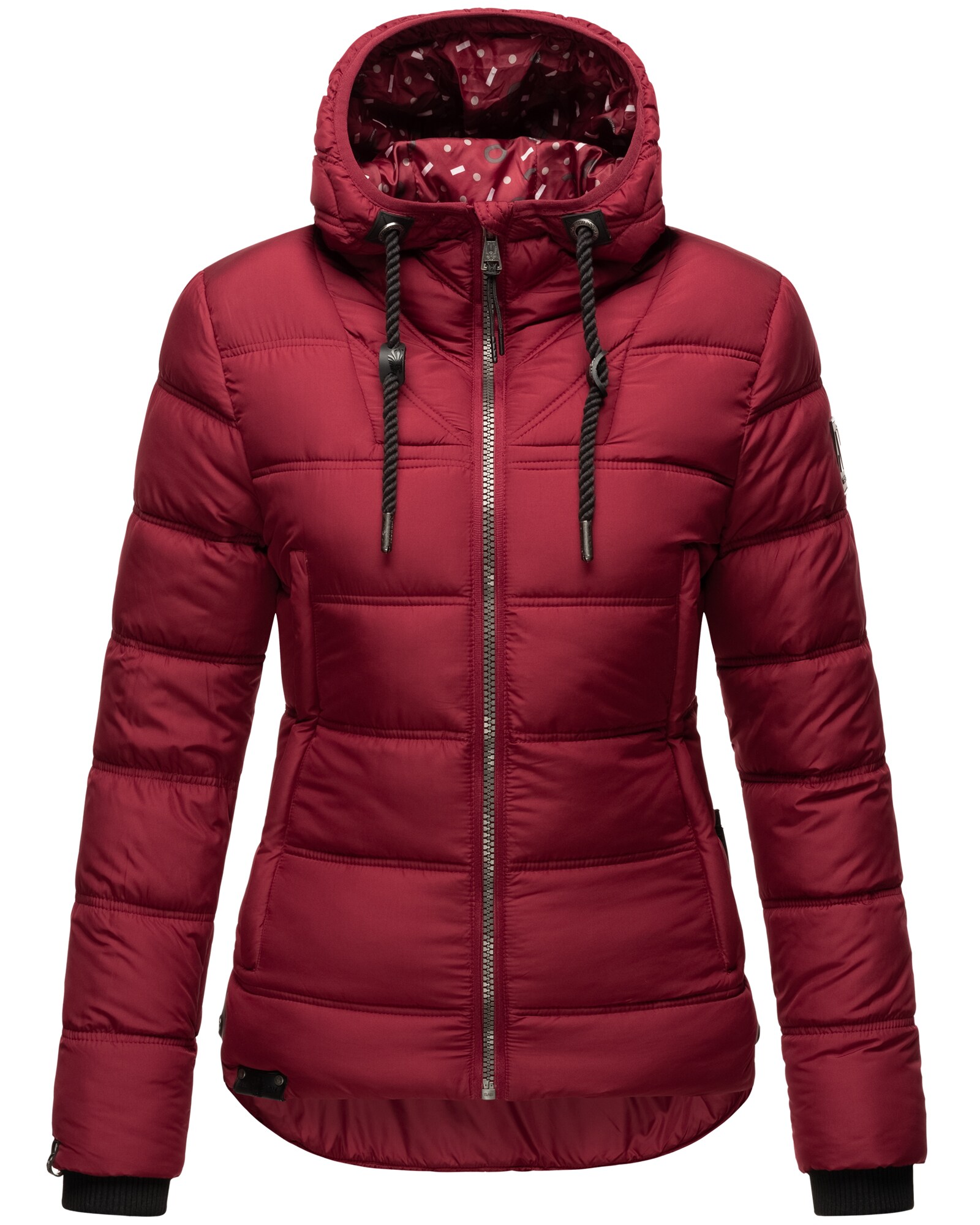NAVAHOO Damen Steppjacke Warm gesteppte Winterjacke mit Kapuze Renesmee