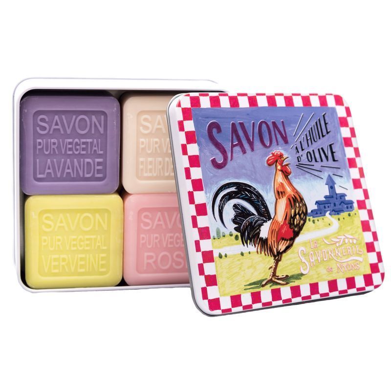 La Savonnerie de Nyons - Metallbox mit Seife - Hahn