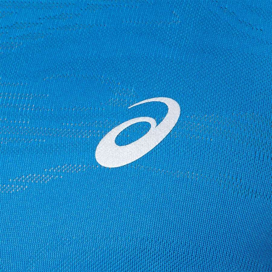ASICS Ventilate Hardloopshirt Korte Mouwen Blauw Heren
