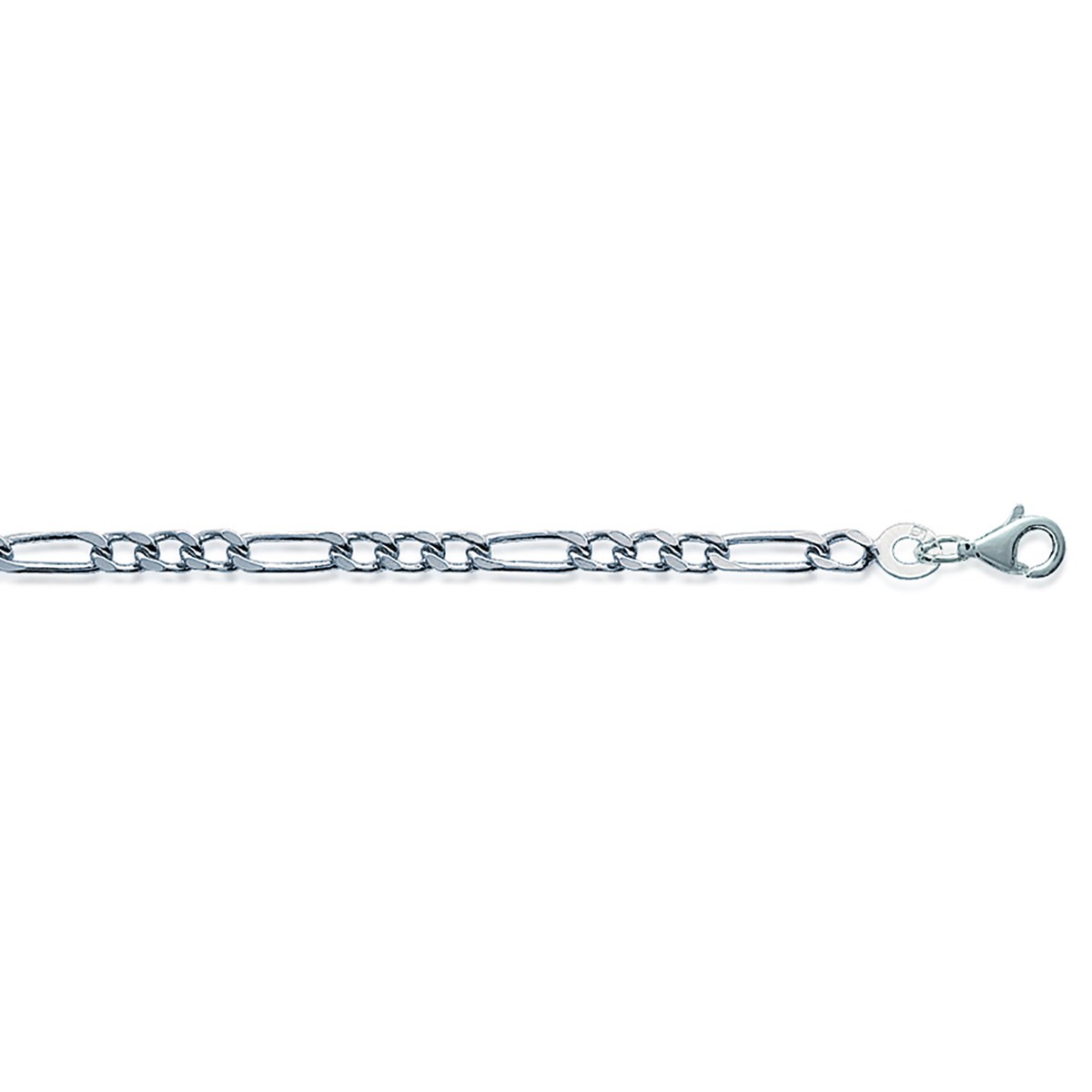 Chaîne Brillaxis maille alternée 3/1 45cm