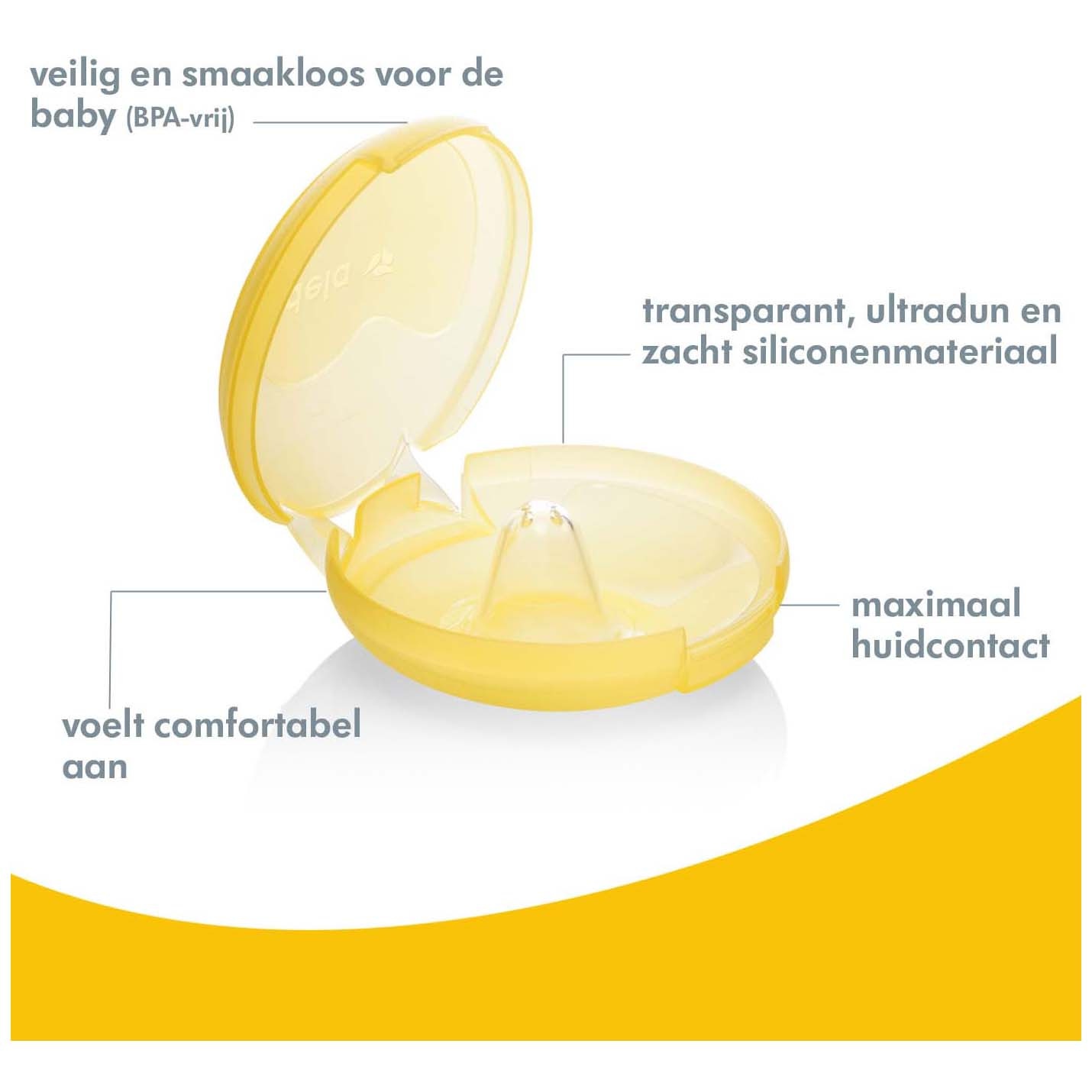 Medela Contact tepelhoedjes maat M