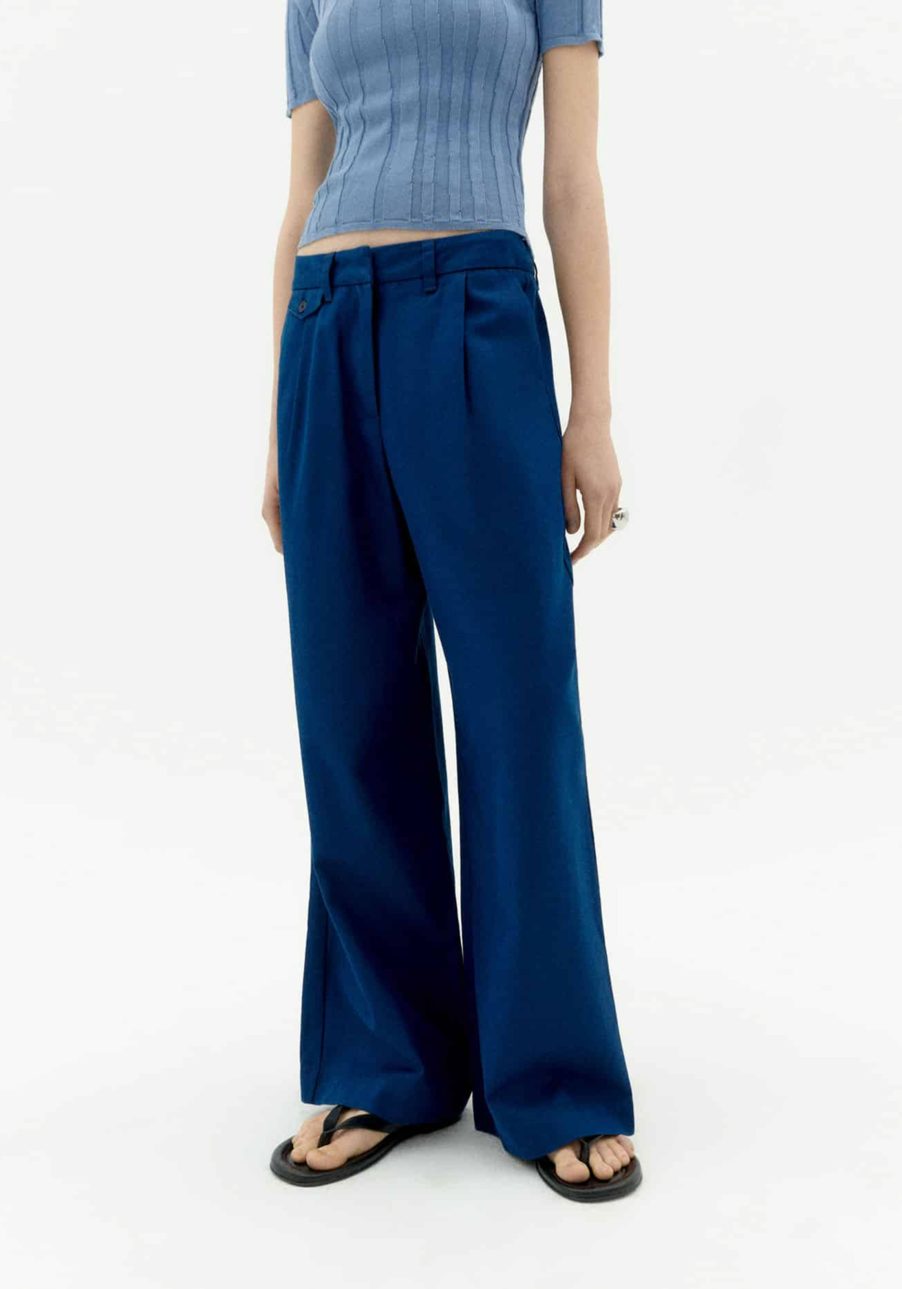Thinking Mu Stoffhose Pat Hemp Blue Night