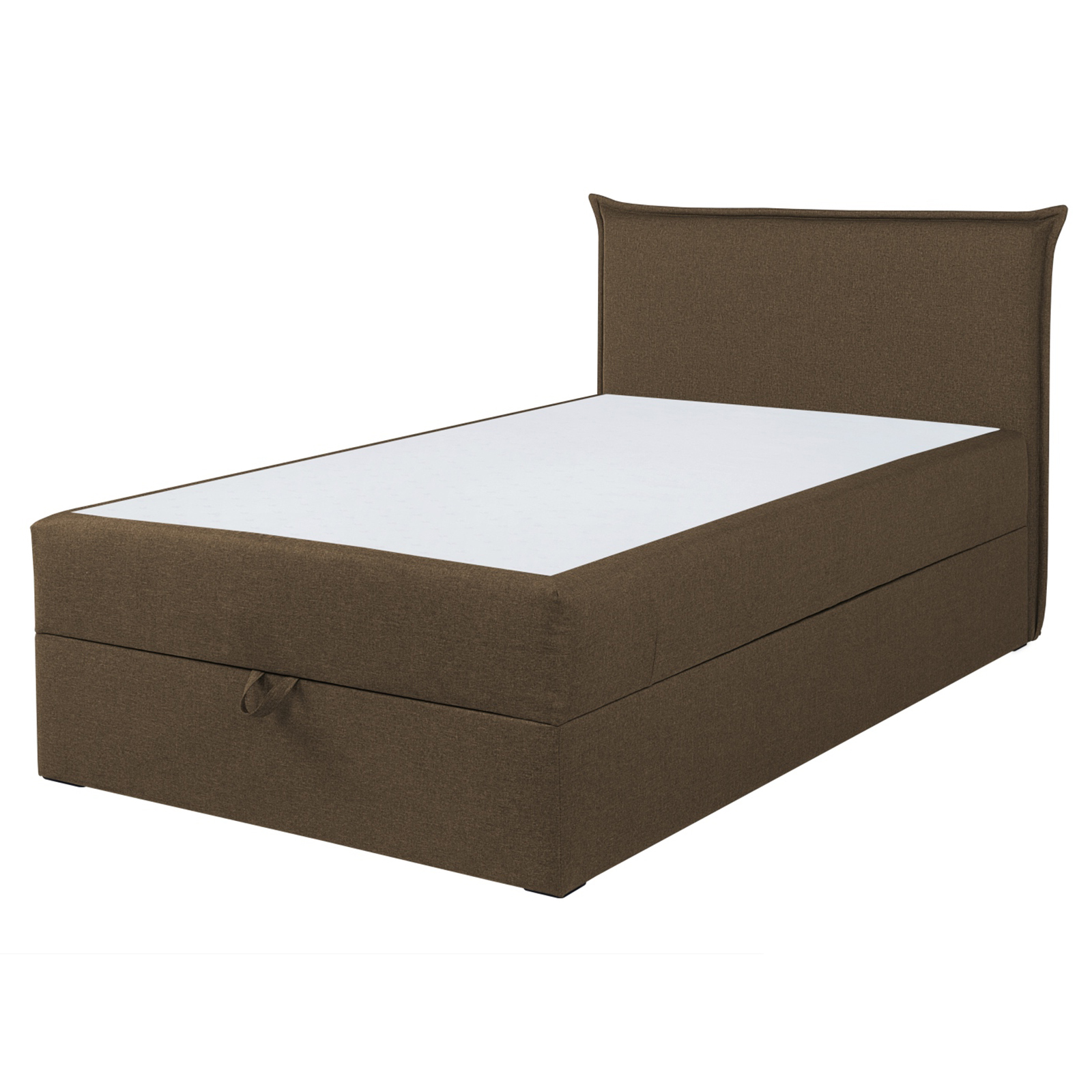 Boxspringbett - braun - H3 - mit Bettkasten - 120x200 cm