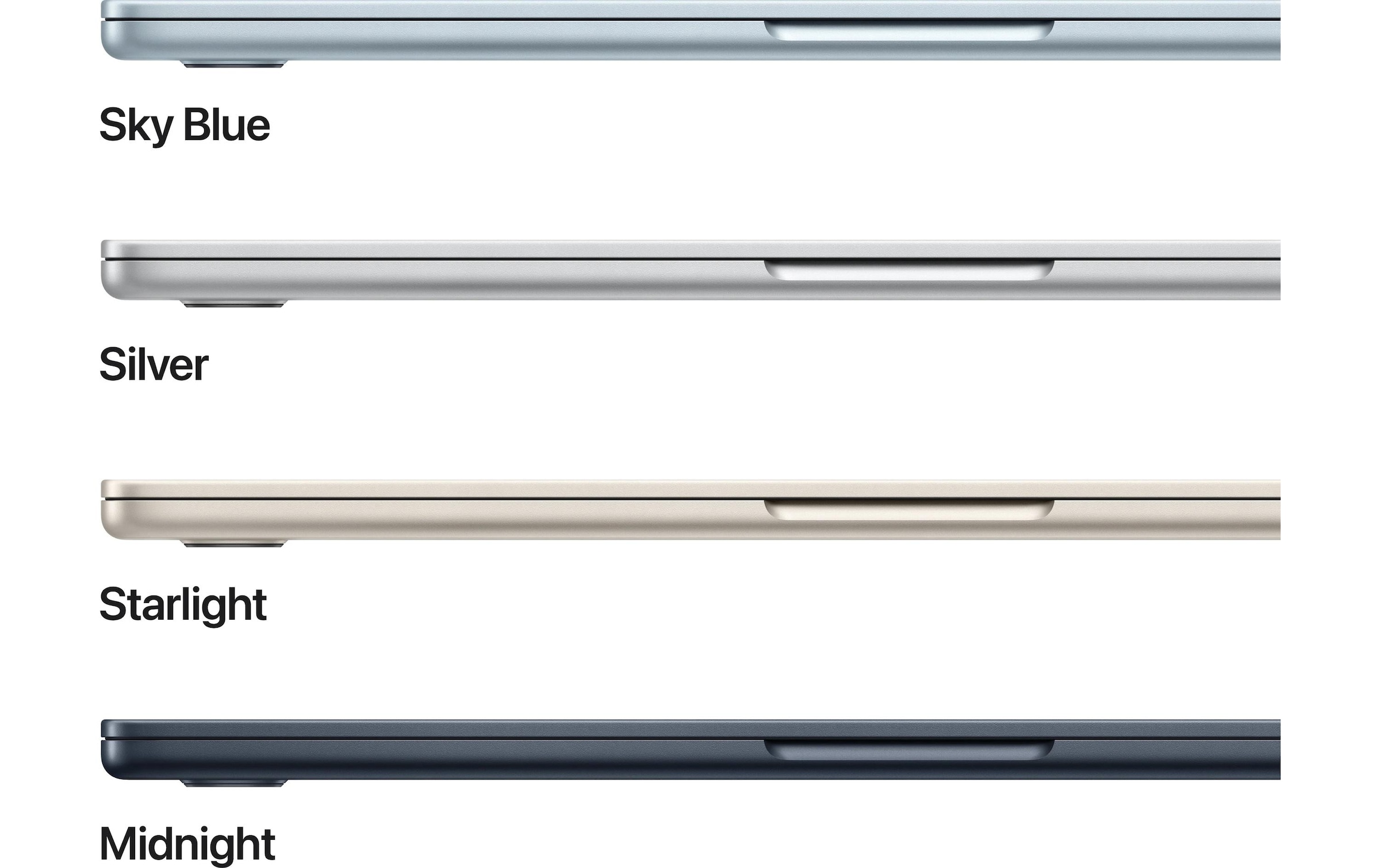 Apple Notebook »MacBook Air 13 2025 M4 10C GPU / 24 GB / 512 GB« / 13,6 ″ Apple M4 10-Core GPU 512 GB SSD