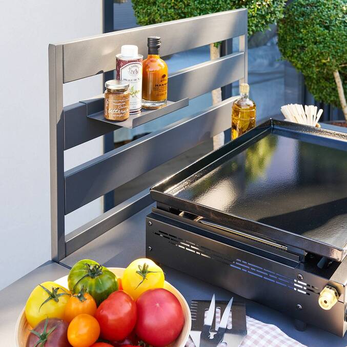 Chariot de jardin pour plancha OXYANA Graphite