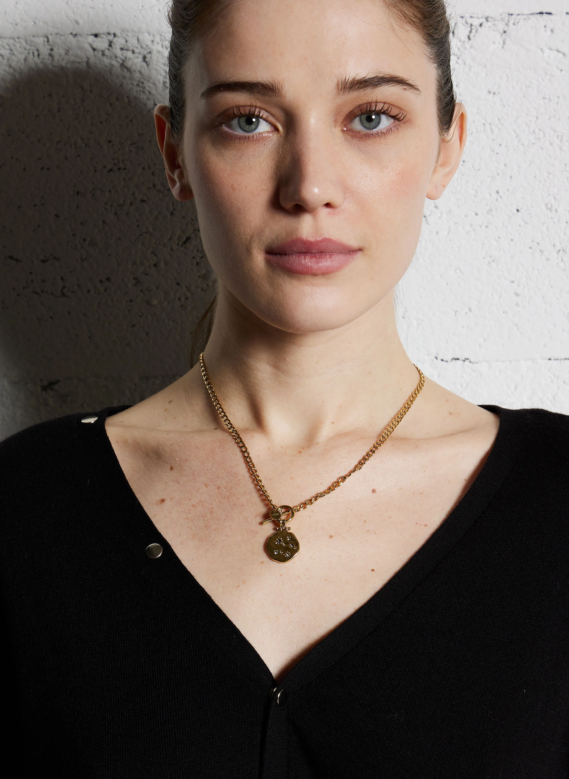 Collier en acier inoxydable | Doré
