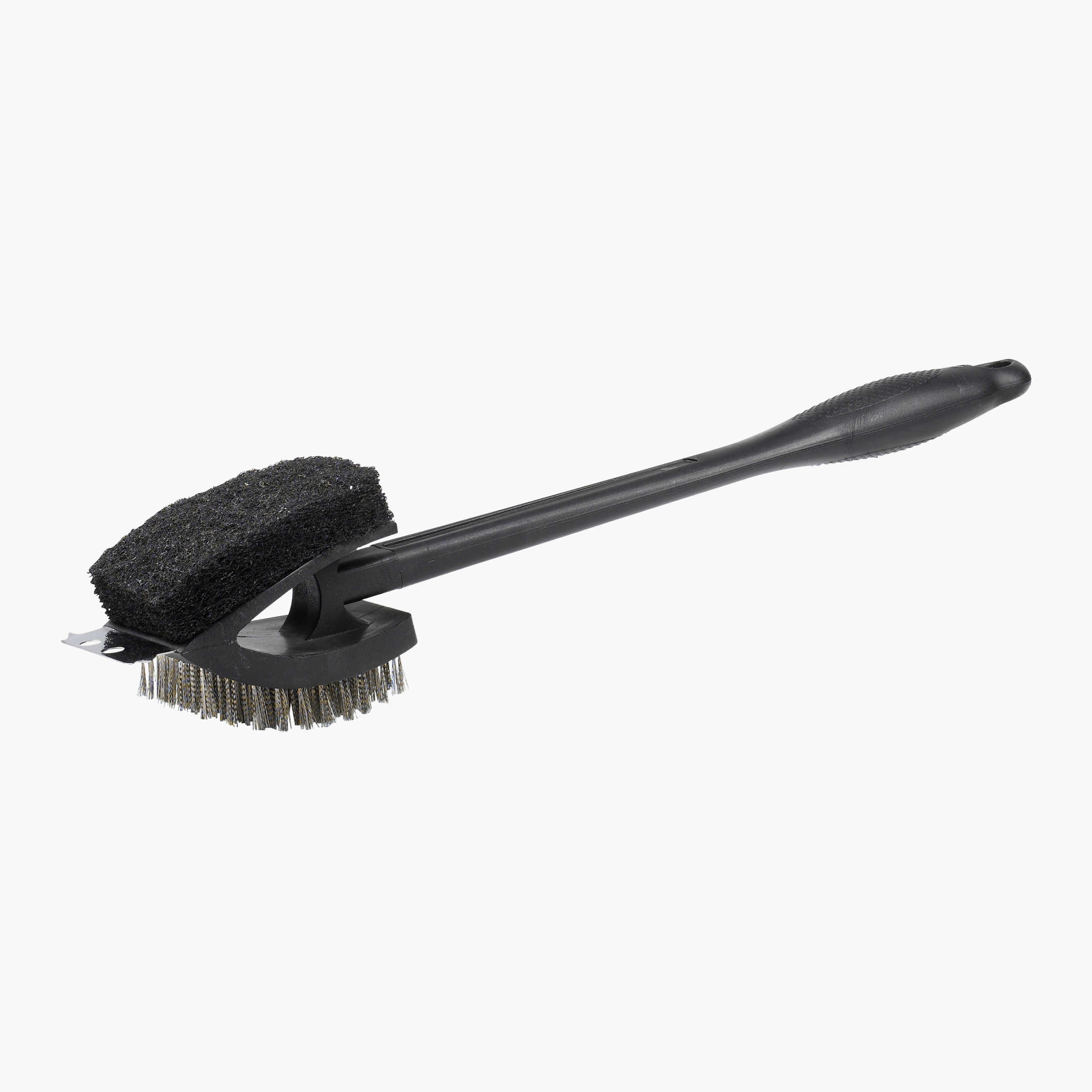 Grillbørste med skaft, 38,5 cm