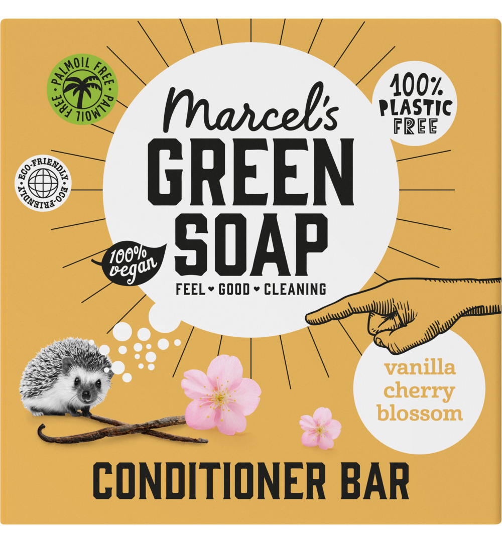 Marcel’s Green Soap Conditioner Bar Vanille & Cherry Blossom (60 gr)